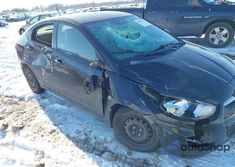 2014 Hyundai Accent Gls from USA, damaged, VIN KMHCT4AE2EU587769